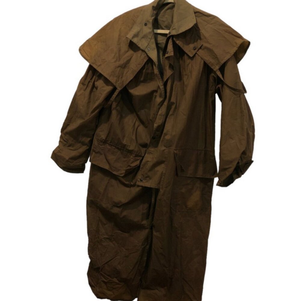 Driza bone Australian Legend brown classic rain riding jacket 12/14 L women’s